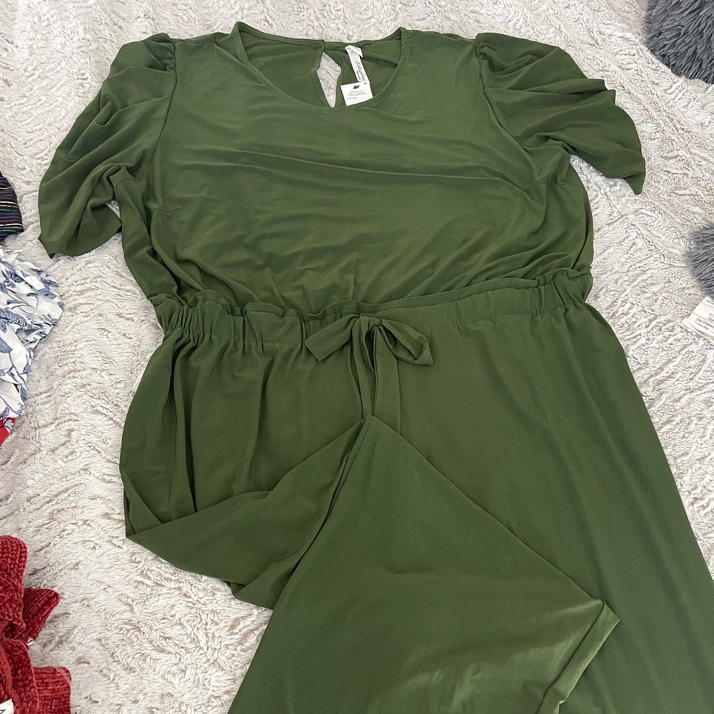 Green Romper Brand New